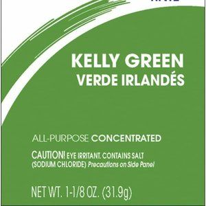 RIT KELLY GREEN OLOR POWDER DYE 1 1.8 BOX